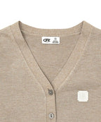 [ Pre-order ] Square Logo Knit Cardigan