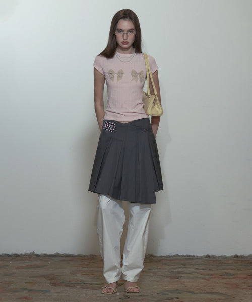 Pre-order ] Sculptor Bow Bow Baby Tee – lesson.zero