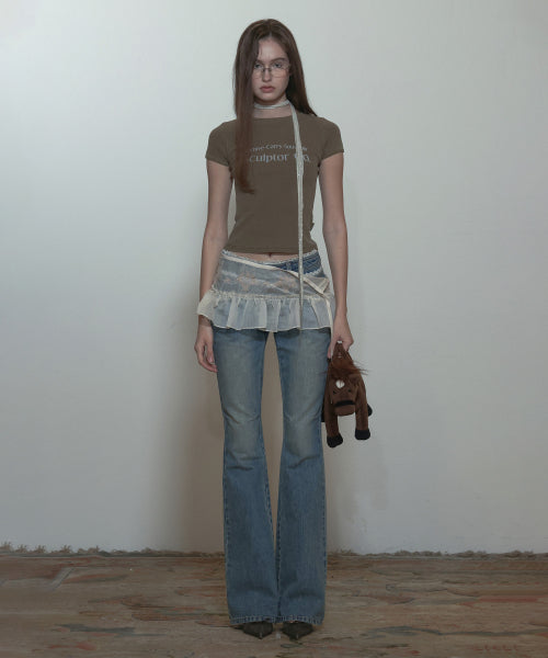 [ Pre-order ] Sculptor Archive Pigment Baby Tee