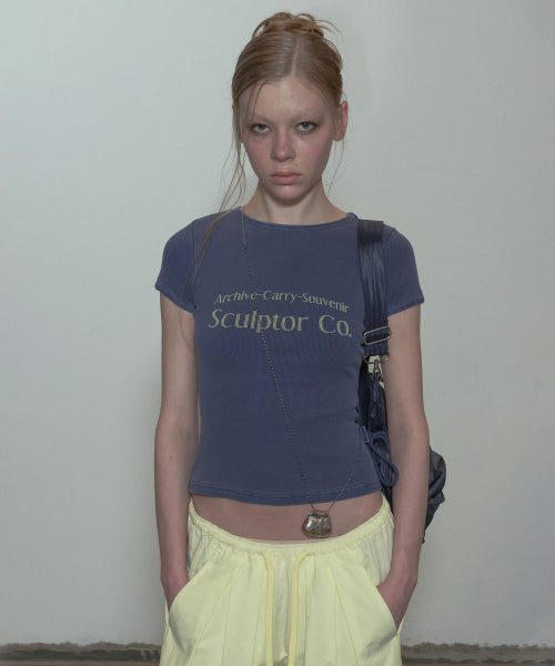 [ Pre-order ] Sculptor Archive Pigment Baby Tee