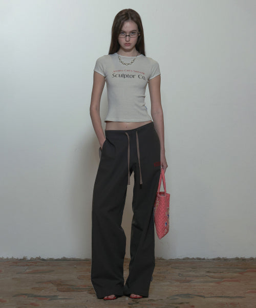 Pre-order ] Sculptor Archive Pigment Baby Tee – lesson.zero