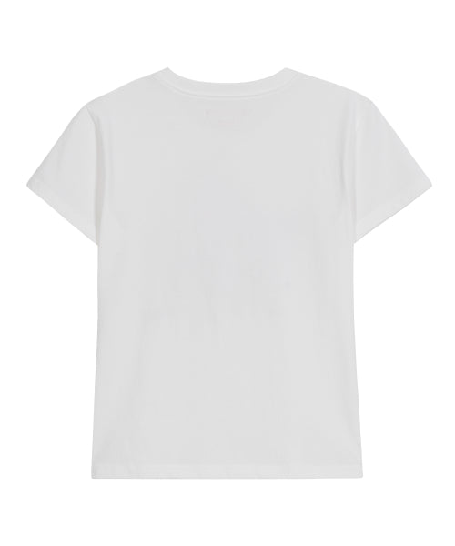 [ 現貨 ] Soft Embroidery T-shirt ( Off White )