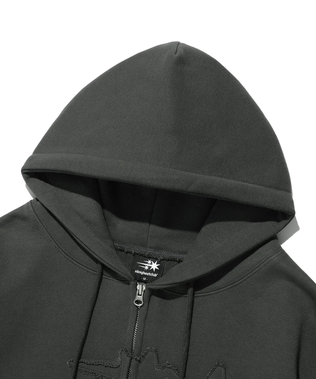 [ Pre-order ] 3 Star Logo Zip Hoodie
