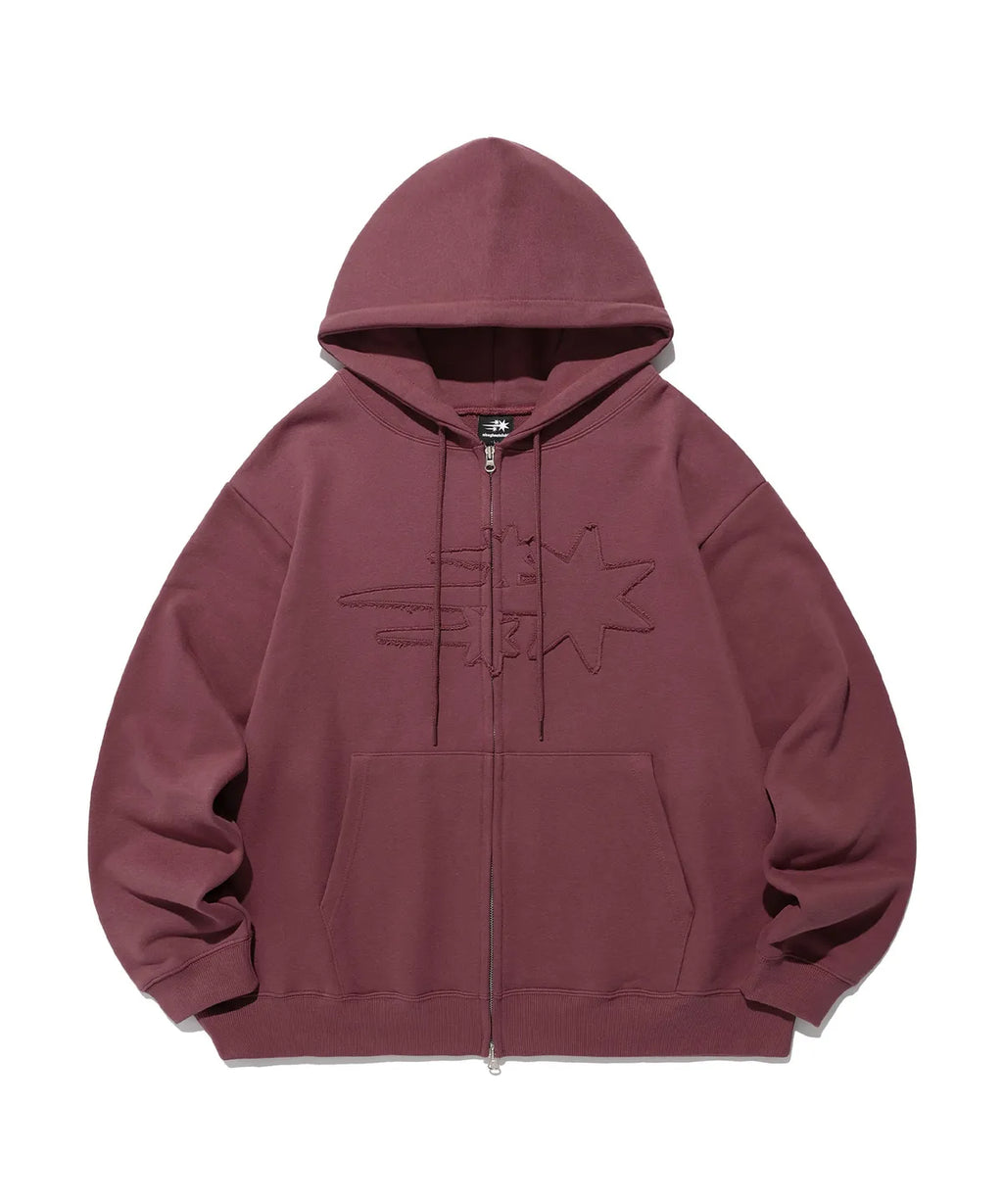 [ Pre-order ] 3 Star Logo Zip Hoodie