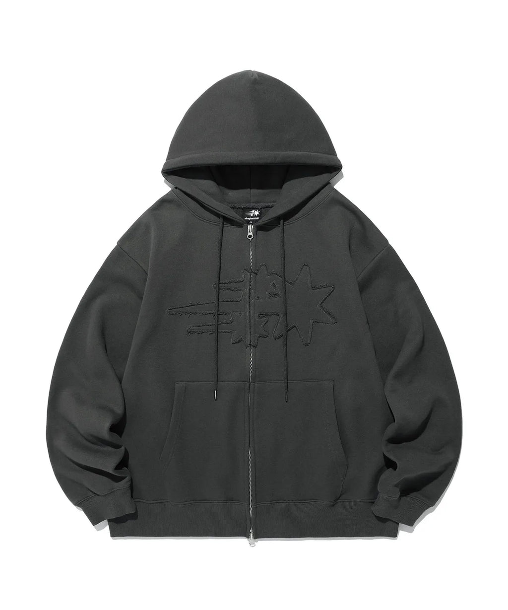 [ Pre-order ] 3 Star Logo Zip Hoodie