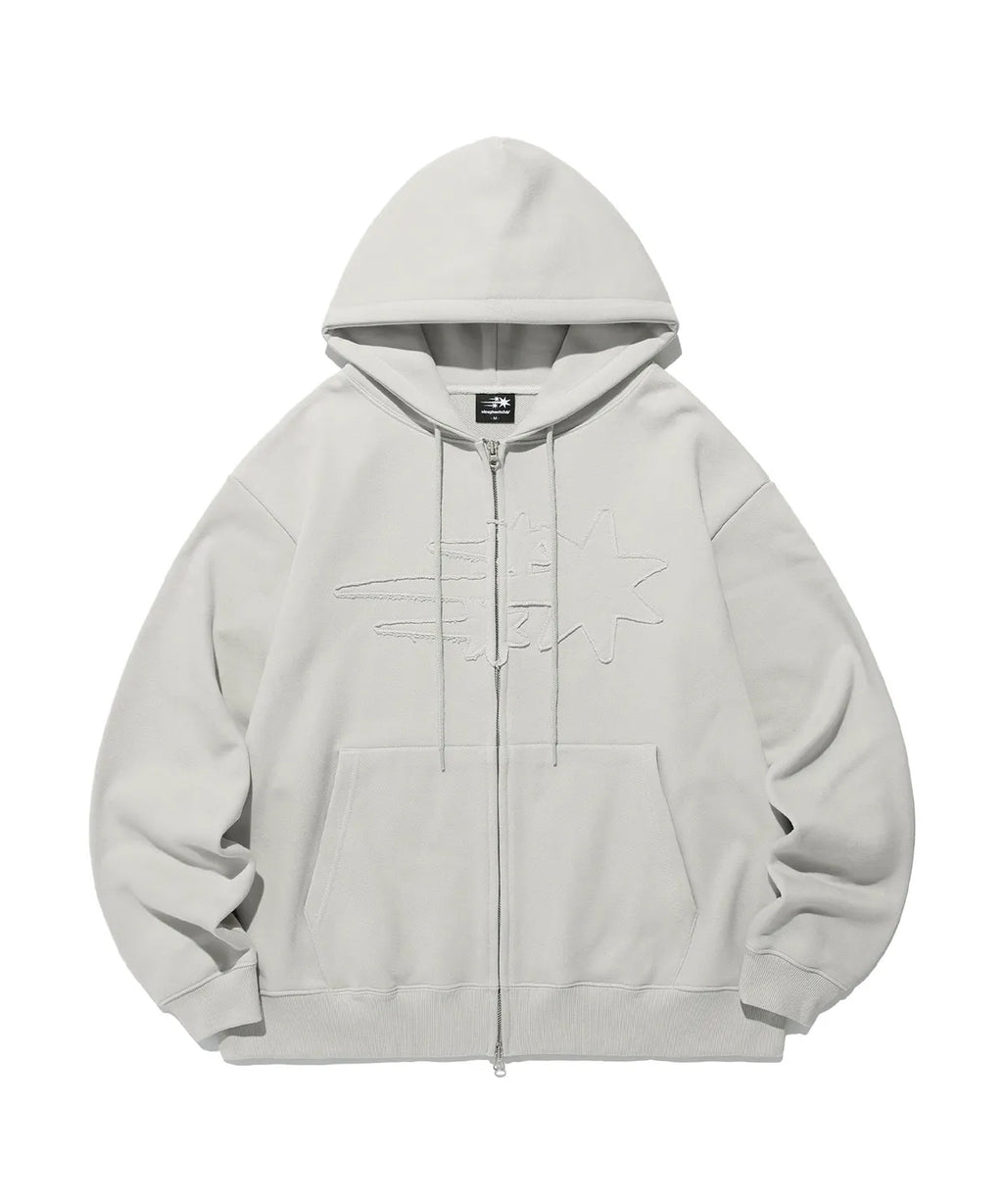[ Pre-order ] 3 Star Logo Zip Hoodie