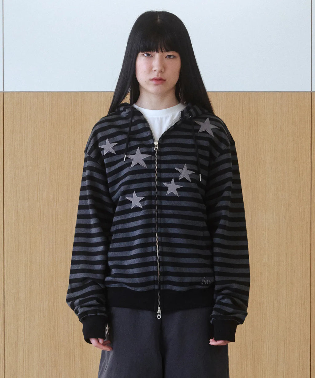 [ Pre-order ] Star Simple Hoodie Zip-up