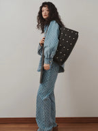 [ Pre-order ] Freaky Stud Leather Messenger Bag