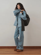 [ Pre-order ] Freaky Stud Leather Messenger Bag