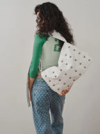 [ Pre-order ] Freaky Stud Leather Messenger Bag