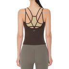 [ 店主推薦 Pre-order ] Andar Sport Fashion Open Back Tank Top ( 連可拆卸薄胸墊 )