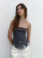 [ Pre-order ] Tassel Stud Scarf