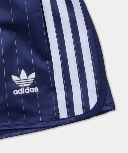 [ Pre-order ] Adidas 短版 핀스트라이프 새틴 숏 팬츠 ( M啡色有現貨 )