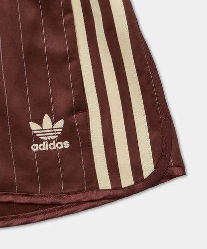 [ Pre-order ] Adidas 短版 핀스트라이프 새틴 숏 팬츠 ( M啡色有現貨 )