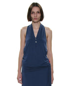 [ 店主極推 Pre-order ] PWC Button-up Jersey Halter Neck Top