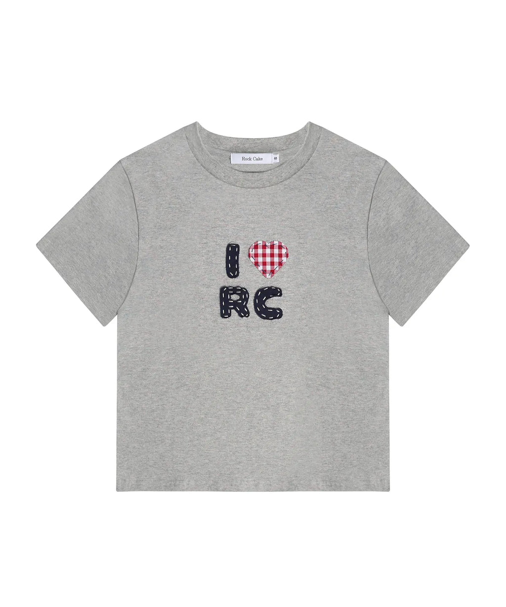 [ Pre-order ] Rockcake Check Heart Top