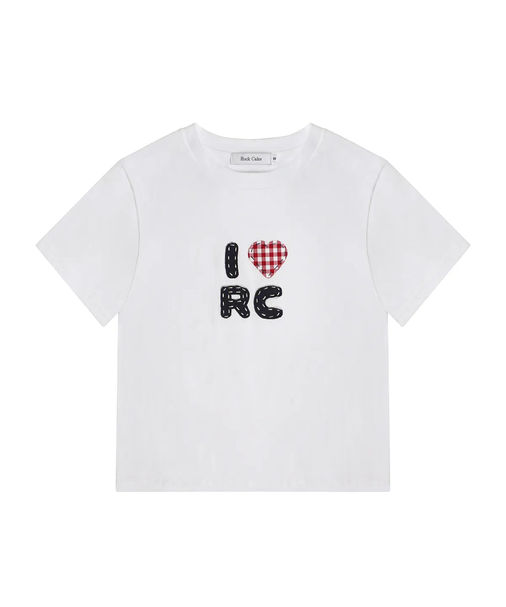 [ Pre-order ] Rockcake Check Heart Top