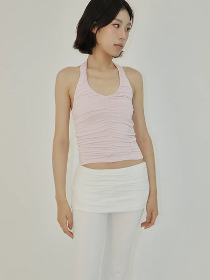 [ Pre-order ] AS Basic Shirring Folding Pants