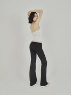 [ Pre-order ] AS Basic Shirring Folding Pants