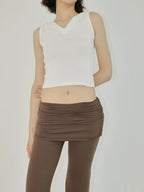 [ Pre-order ] AS Basic Shirring Folding Pants