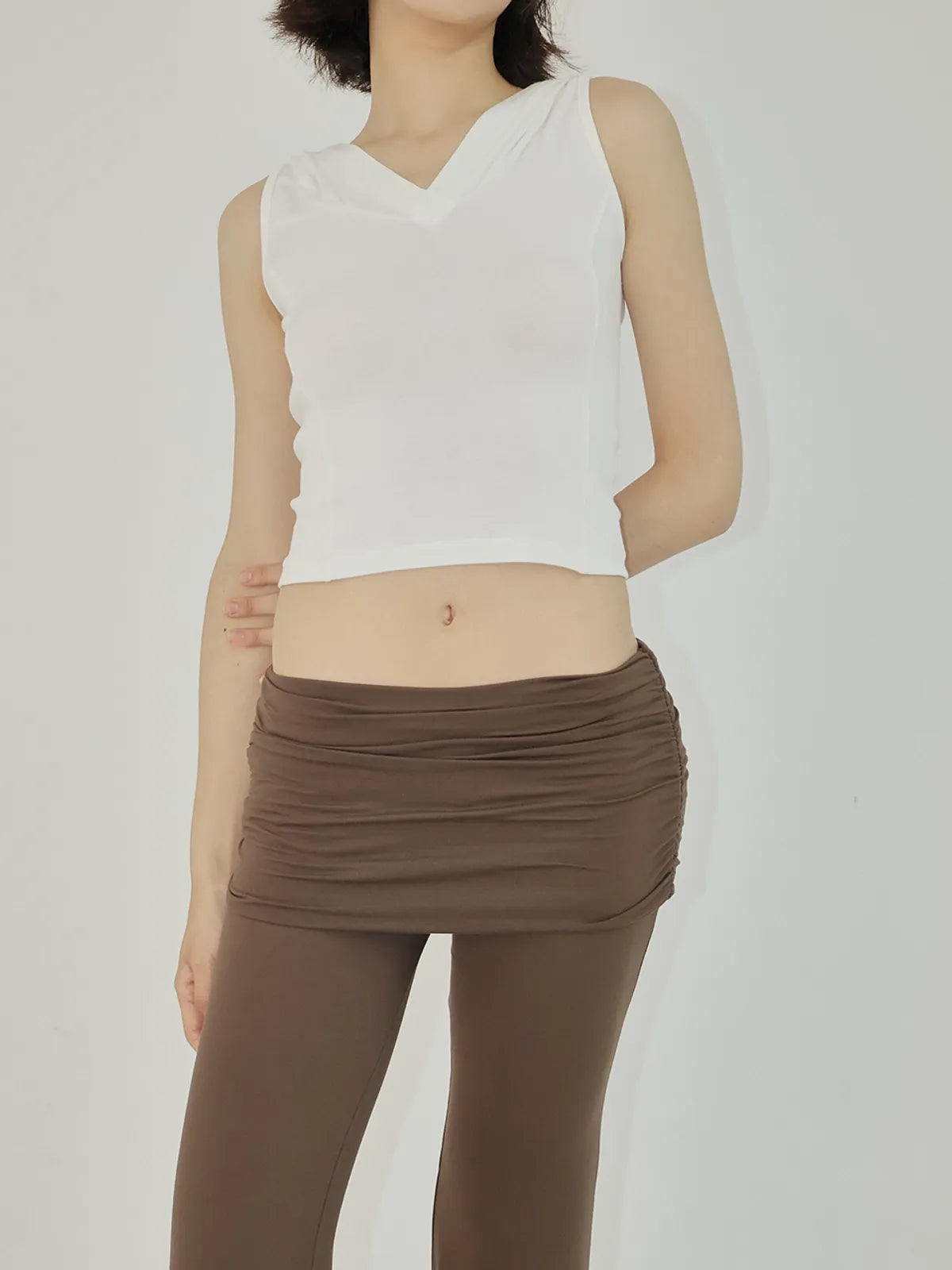 [ Pre-order ] AS Basic Shirring Folding Pants