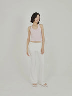 [ Pre-order ] AS Basic Shirring Folding Pants