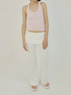 [ Pre-order ] AS Basic Shirring Folding Pants