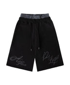 [ Pre-order ] Rockcake Check Layered Bermuda Sweat Shorts