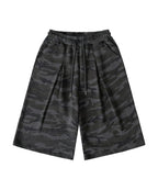 [ Pre-order ] Rockcake Camo Script Bermuda Sweat Shorts