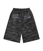 [ Pre-order ] Rockcake Camo Script Bermuda Sweat Shorts