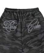 [ Pre-order ] Rockcake Camo Script Bermuda Sweat Shorts
