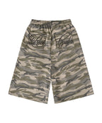 [ Pre-order ] Rockcake Camo Script Bermuda Sweat Shorts