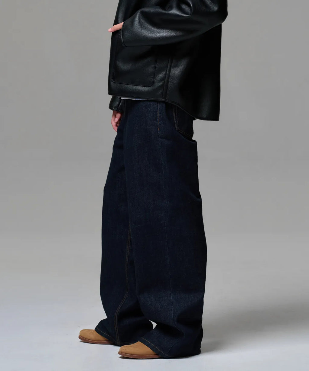 [ Pre-order ] Men Era Wide Fit Denim Pants