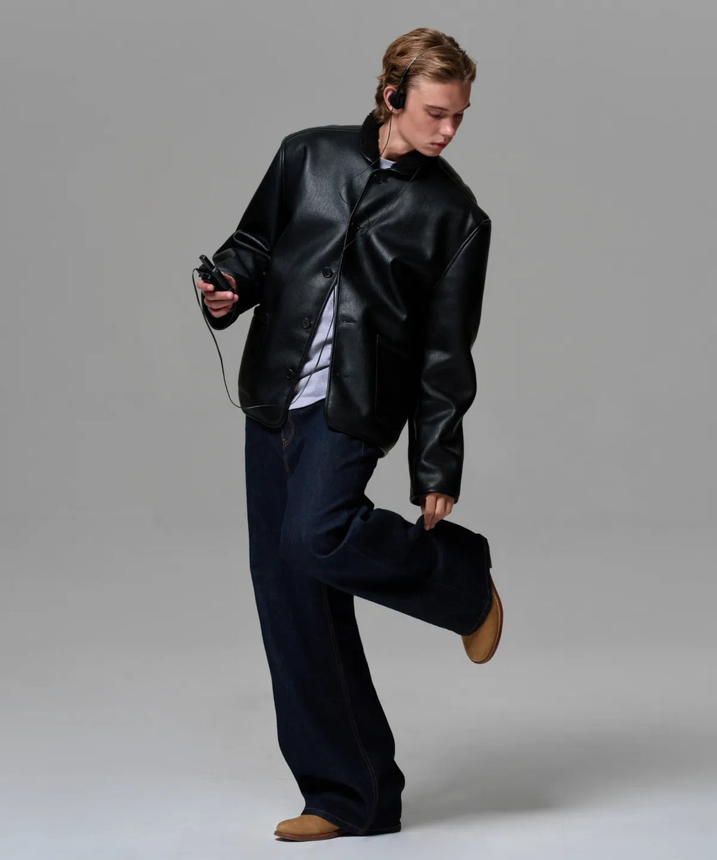 [ Pre-order ] Men Era Wide Fit Denim Pants