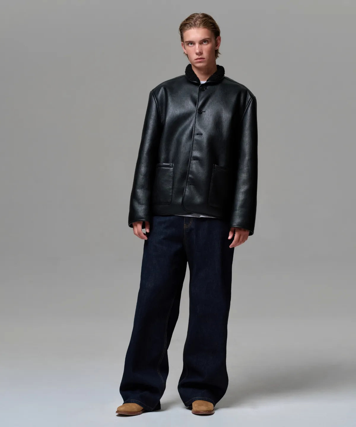 [ Pre-order ] Men Era Wide Fit Denim Pants