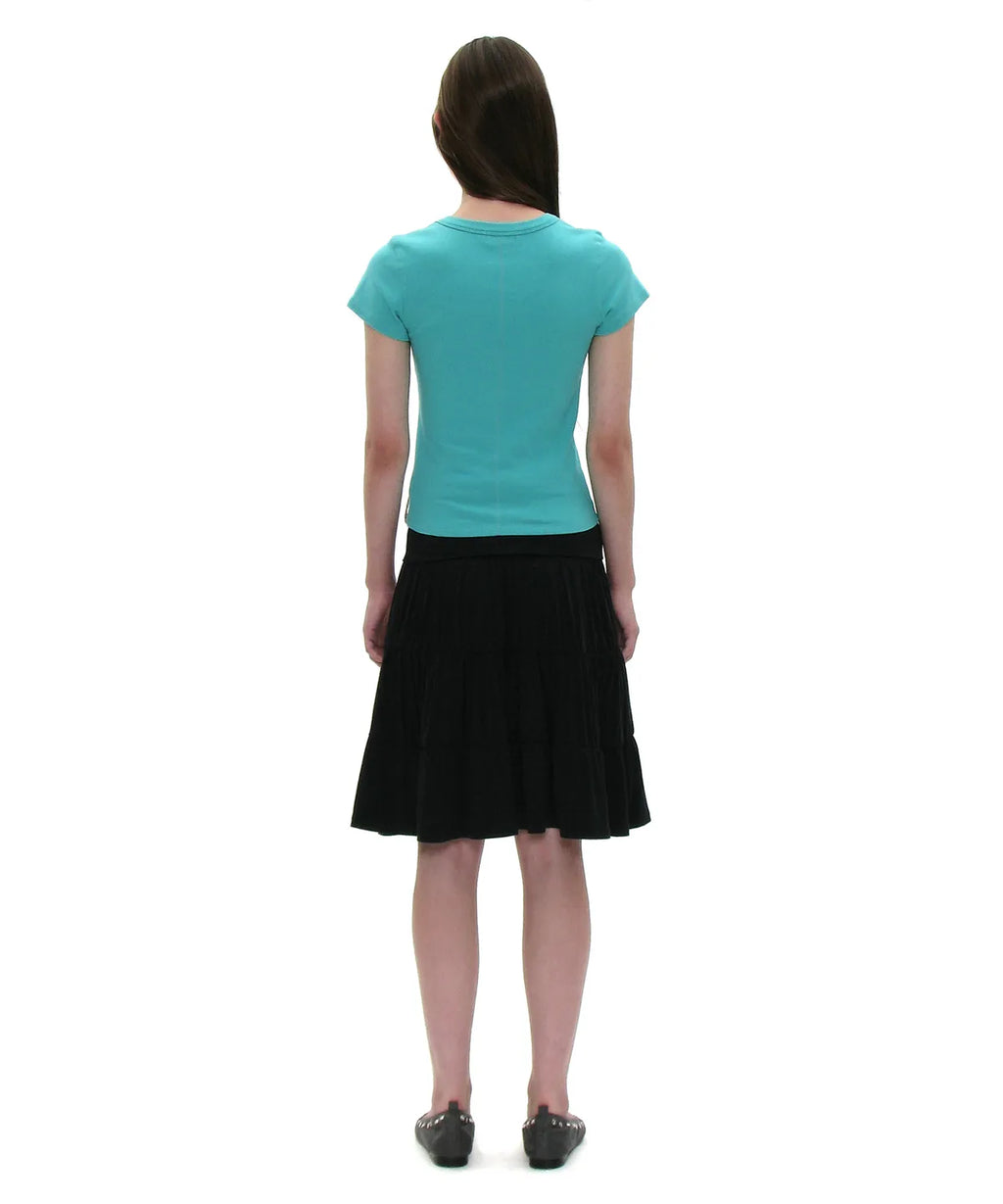 [ 店主推薦 Pre-order ] PWC Jersey Shirrimg Tiered Midi Skirt