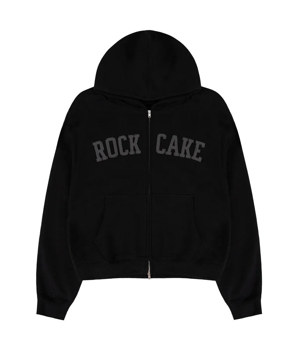 [ Pre-order ] Rockcake Arch Logo Zip Up Hoodie