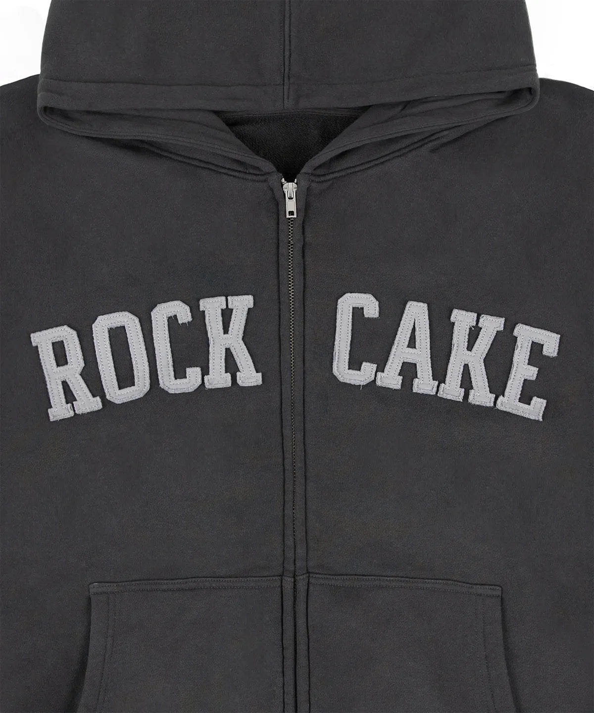 [ Pre-order ] Rockcake Arch Logo Zip Up Hoodie