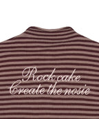 [ Pre-order ] Rockcake Stripe Logo Knit Cardigan