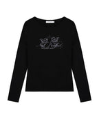 [ Pre-order ] Rockcake Angel Long Sleeve Top