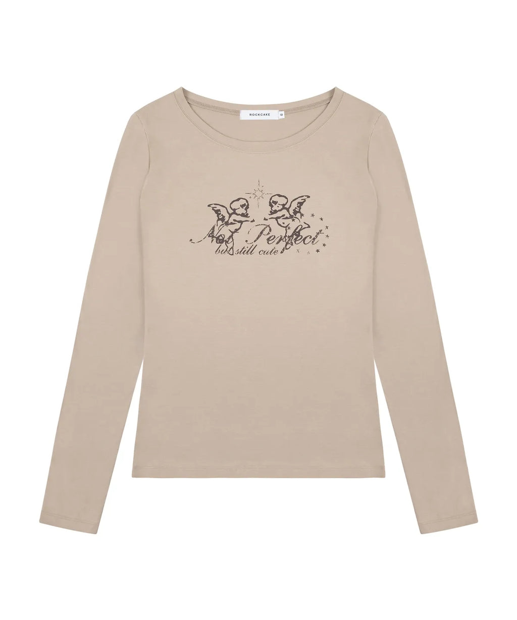 [ Pre-order ] Rockcake Angel Long Sleeve Top