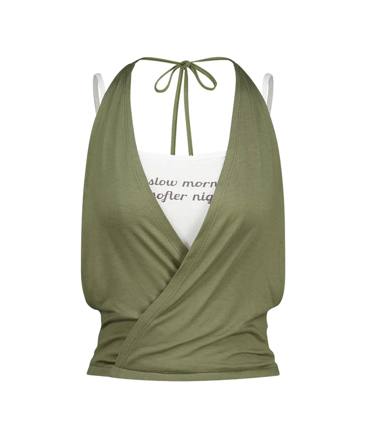 [ Pre-order ] Layered Halter Sleeveless