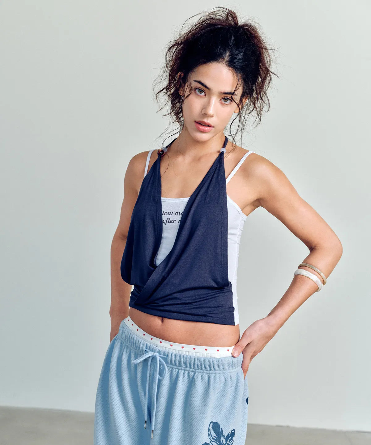 [ Pre-order ] Layered Halter Sleeveless