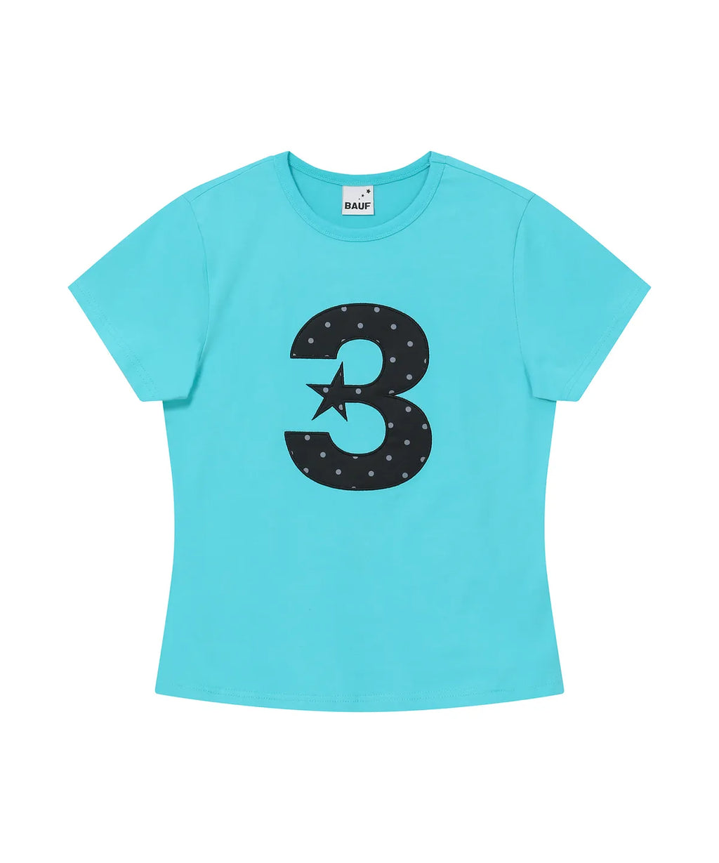 [ Pre-order ] 3 logo Dot Slim Fit T-Shirt