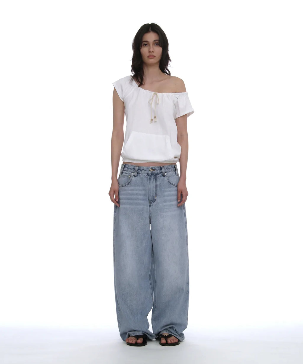 [ Pre-order ] Classic Wide Leg Loose Jeans