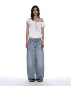 [ Pre-order ] Classic Wide Leg Loose Jeans