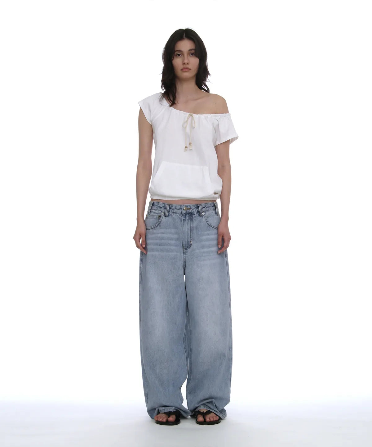 [ Pre-order ] Classic Wide Leg Loose Jeans