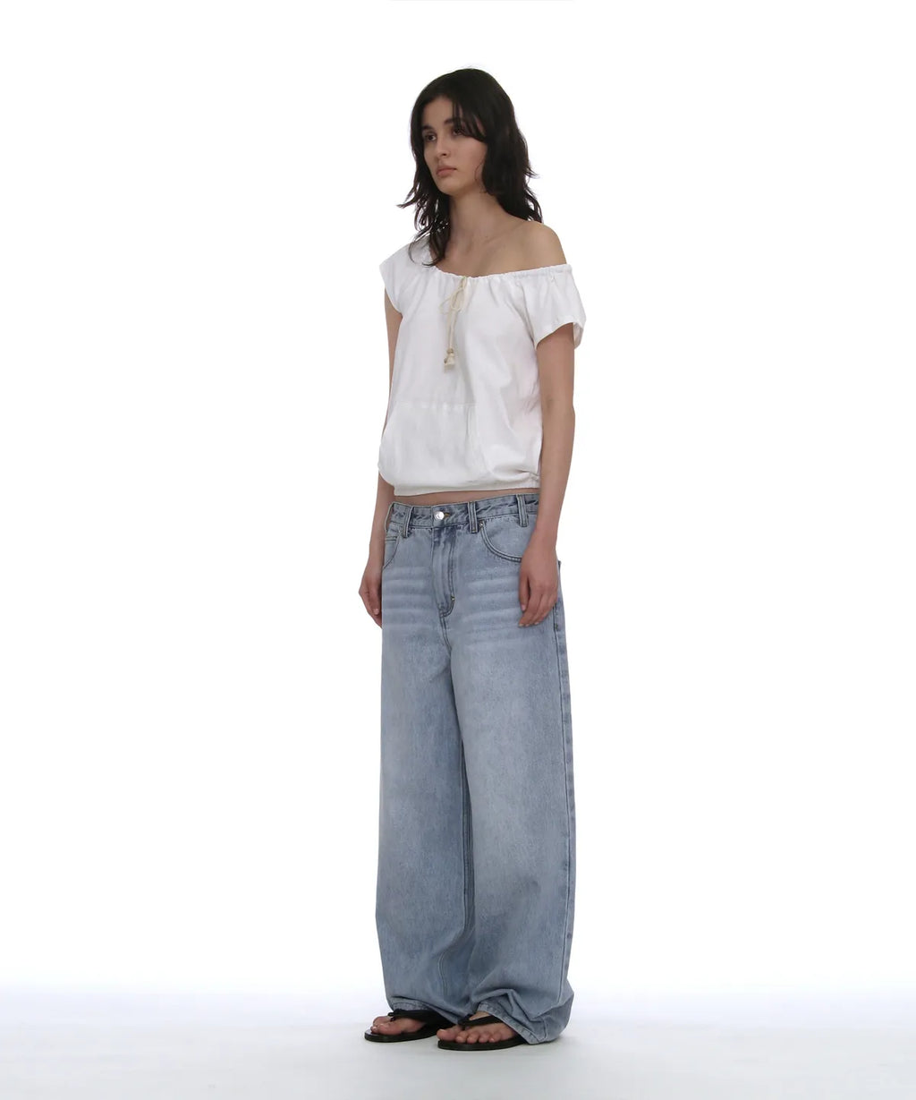 [ Pre-order ] Classic Wide Leg Loose Jeans