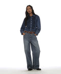 [ Pre-order ] Classic Wide Leg Loose Jeans