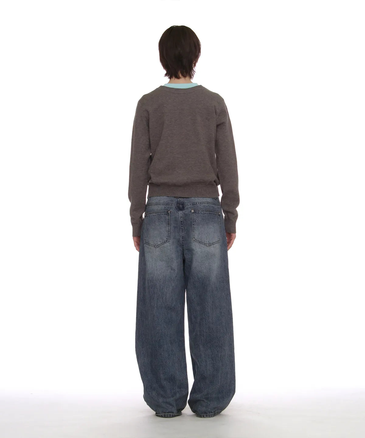 [ Pre-order ] Classic Wide Leg Loose Jeans